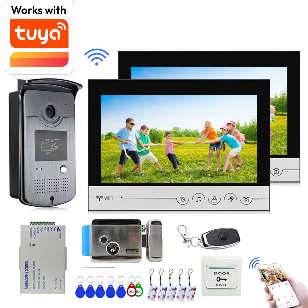 Smart Doorbell Wired - Tuya-Sistema de Controle de Acesso Intercom