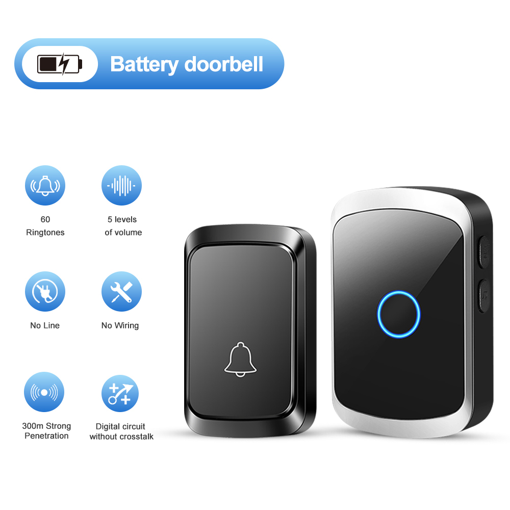 Smart Home Automation Diy - Kit de campainha inteligente sem fio,
