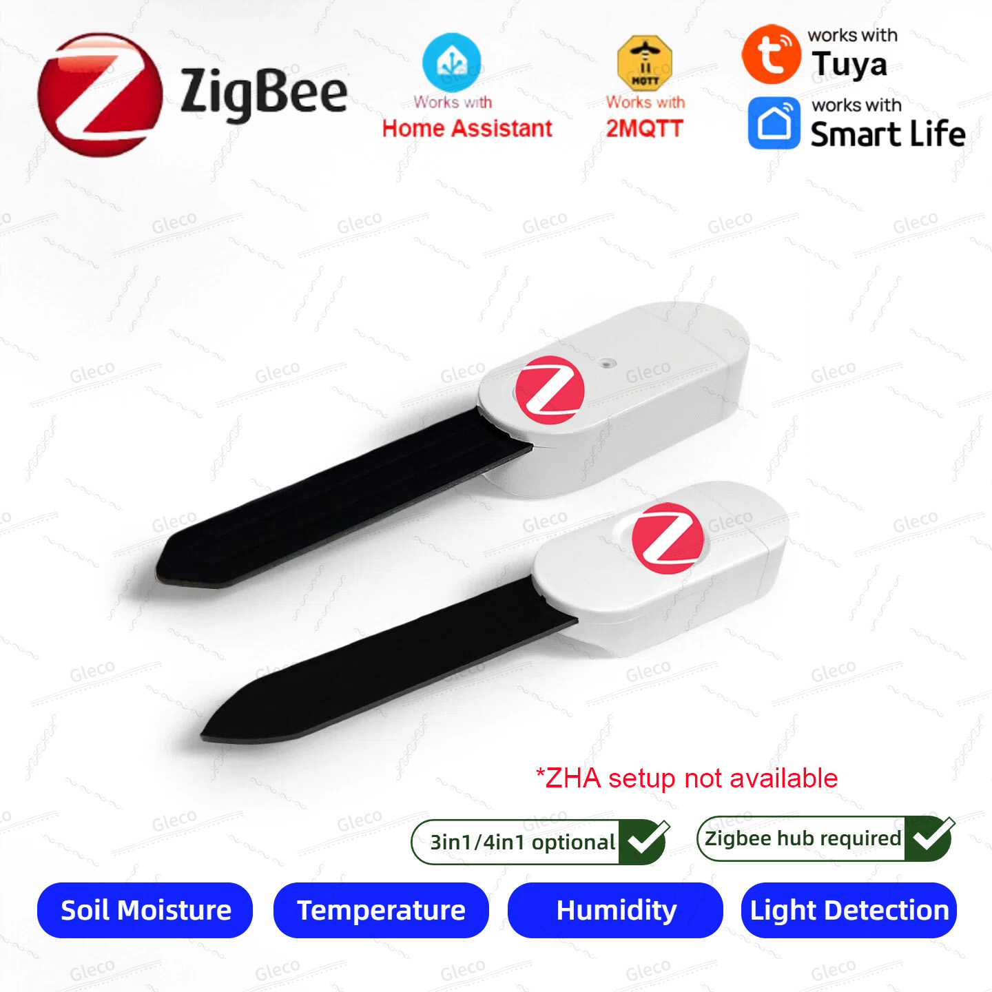 Home Automation Technology - Sensor de Umidade do Solo Zigbee,