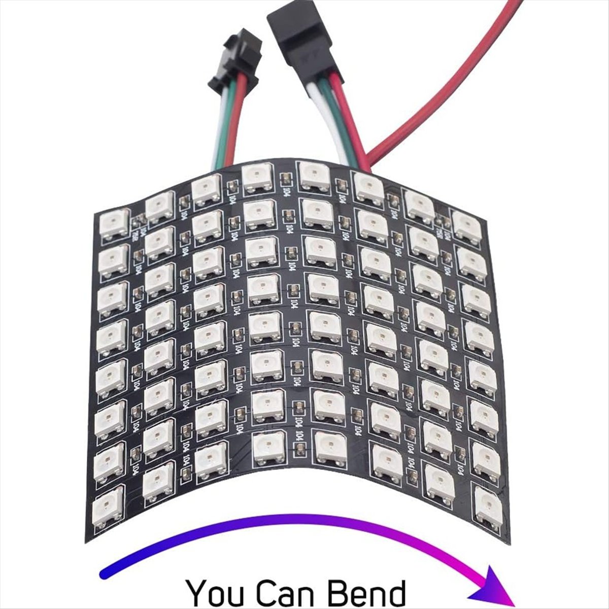 Rgb Led Matrix 8X8 - Tela matriz de pontos a36r ws2812b