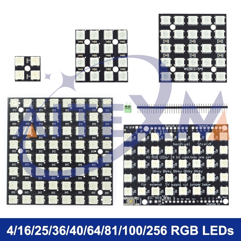 Ws2812 módulo 5050 rgb 4x4 8x8 - Rgb Led Matrix 8X8 avaliação e preço