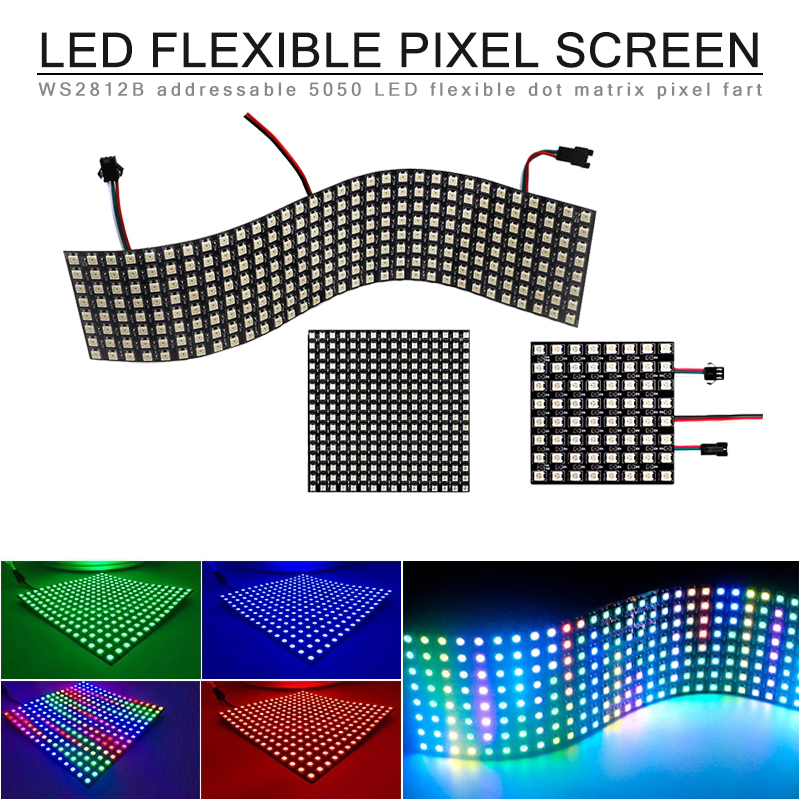 Tela de Pixels Digitais LED WS - Rgb Led Matrix 8X8 avaliação e preço