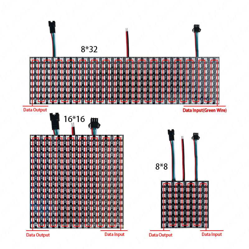 Tela de Pixels Digitais LED WS - Rgb Led Matrix 8X8 avaliação e preço