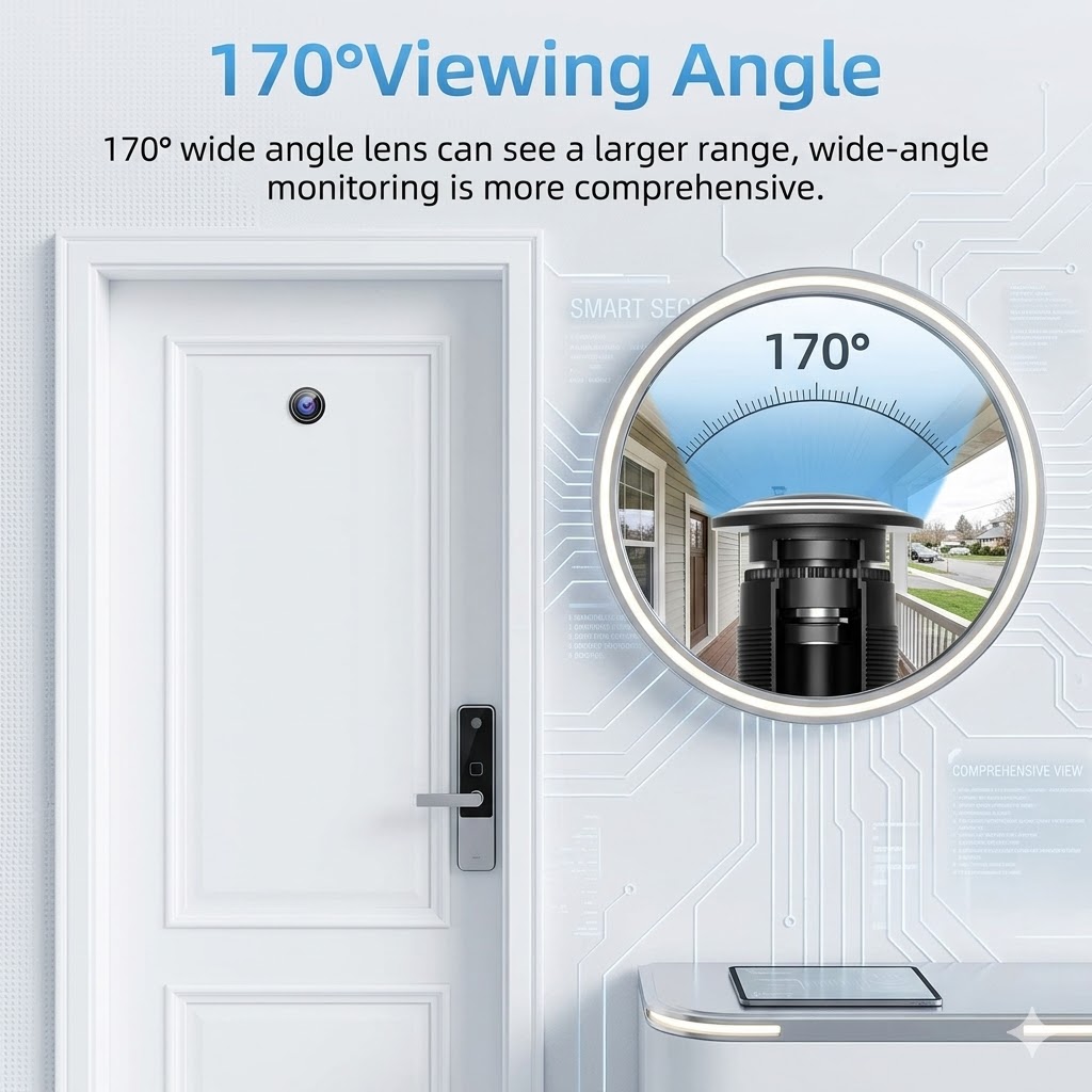 Câmera de Olho Mágico Intelige - Smart Doorbell Wired avaliação e preço