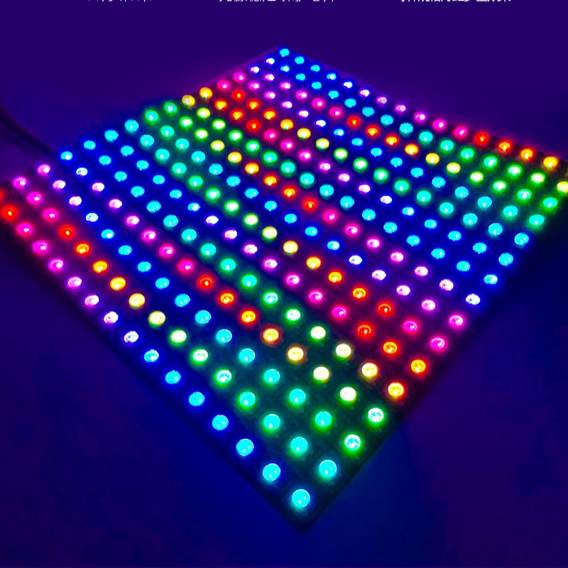 Dc12v ws2815 dc5v ws2812b rgb  - Rgb Led Matrix 8X8 avaliação e preço