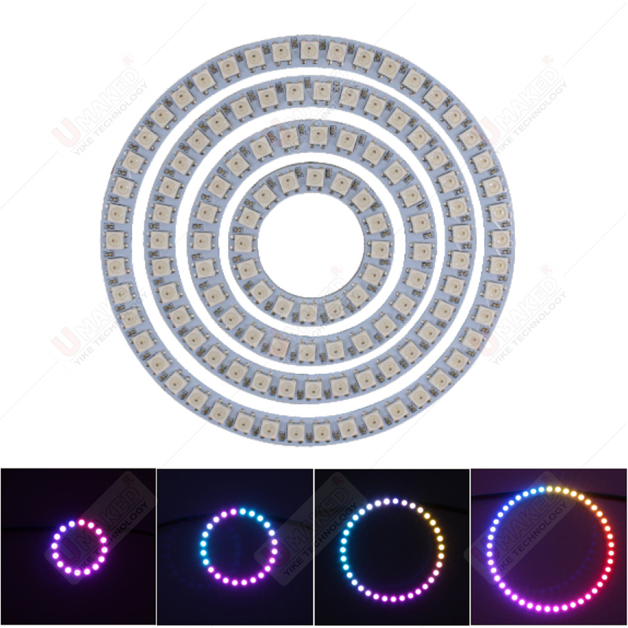2 pces ws2812b individualmente - Rgb Led Matrix 8X8 avaliação e preço