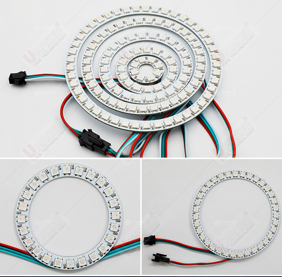 2 pces ws2812b individualmente - Rgb Led Matrix 8X8 avaliação e preço