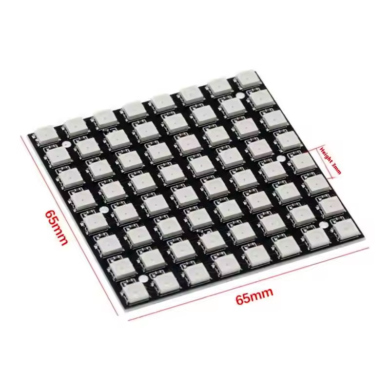 Módulo de Matriz LED WS2812 50 - Rgb Led Matrix 8X8 avaliação e preço