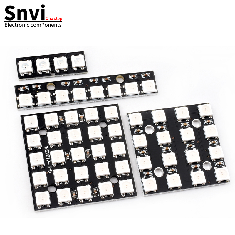 Novo ws2812 led 5050 rgb 8x8 m - Rgb Led Matrix 8X8 avaliação e preço