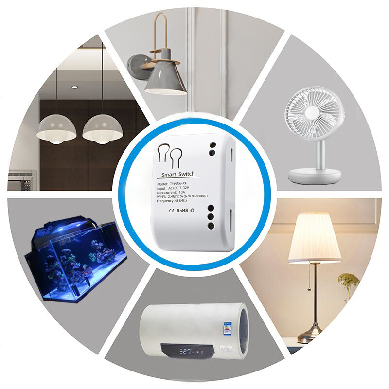 1ch 2ch 4ch 7v 12v 24v 220v mó - Smart Home Automation Diy avaliação e preço