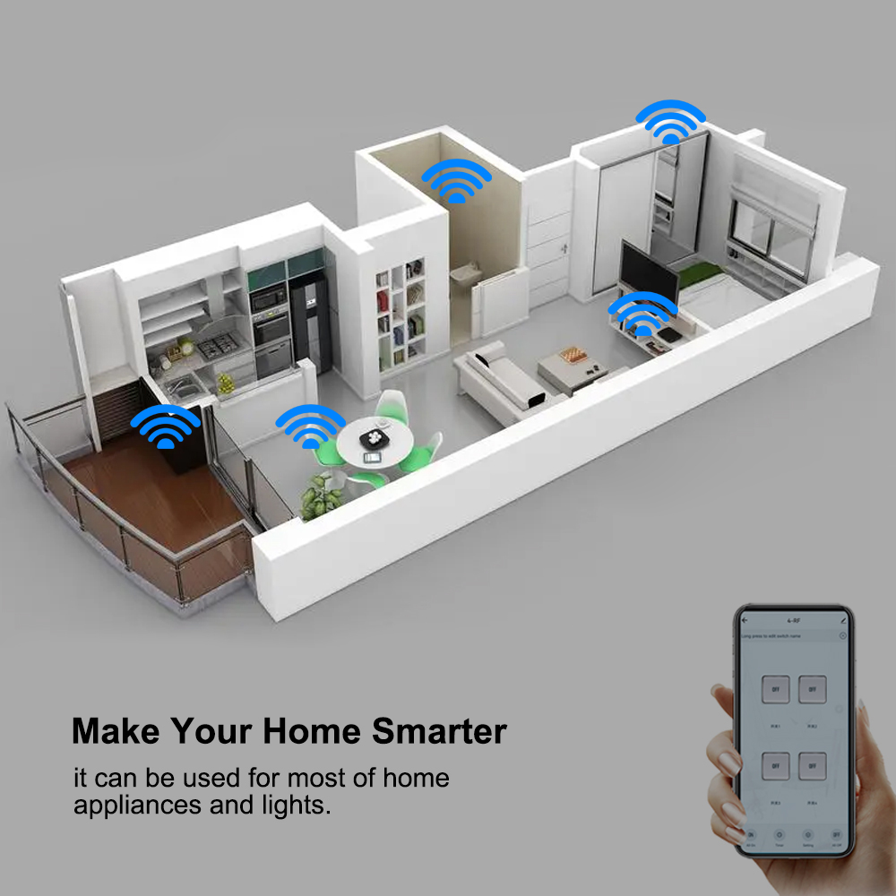 4ch wifi/zigbee relé inteligen - Smart Home Automation Diy avaliação e preço