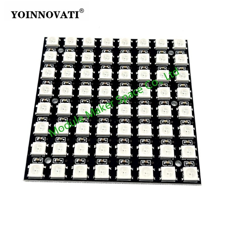 Matriz de LED WS2812 5050 RGB  - Rgb Led Matrix 8X8 avaliação e preço