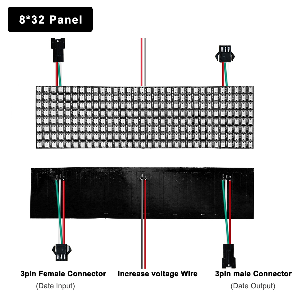 Dc5v ws2812b 5050 rgb smd flex - Rgb Led Matrix 8X8 avaliação e preço